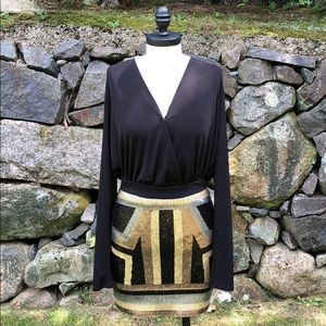 Bebe sequin skirt